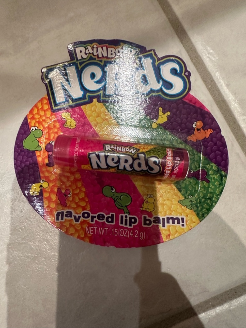 Rainbow Flavored Pink Lip Balm - Kids Bath & Skin nerds